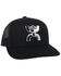 Image #6 - Hooey Men's Texican Logo Trucker Cap, Black, hi-res