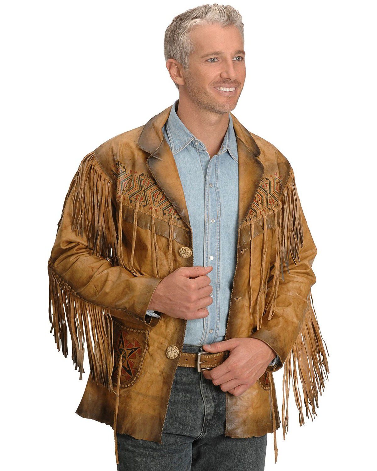 male fringe jacket
