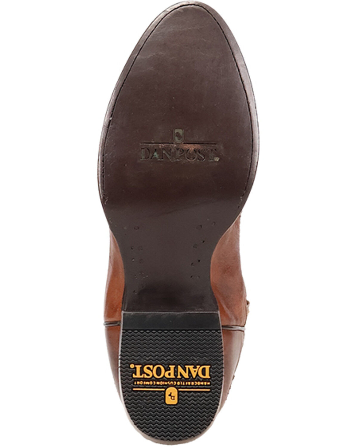 Image #7 - Dan Post Men's Exotic Snake Western Boots - Round Toe, Natural, hi-res