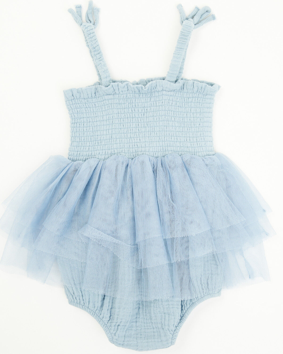 Image #3 - Angel Dear Infant Girls' Tutu Tank Onsie, Blue, hi-res