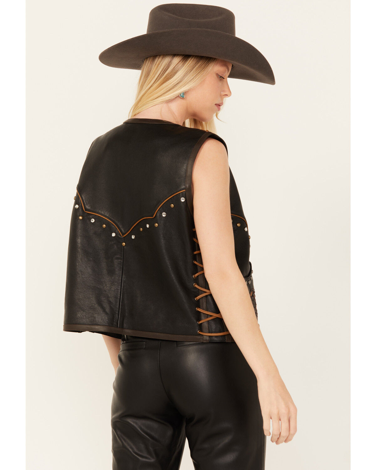 Image #4 - Double D Ranch Women's Free Reign Vest, Black, hi-res