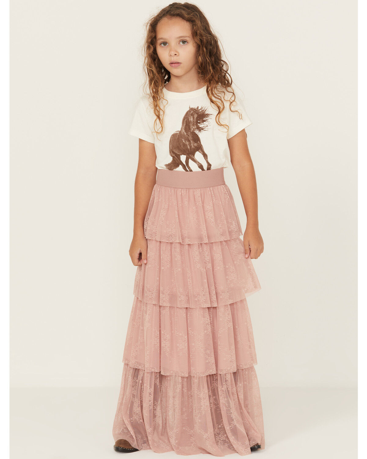 La La Land Girls' Tiered Maxi Skirt | Sheplers La La Land Girls' Tiered Maxi Skirt | Sheplers
