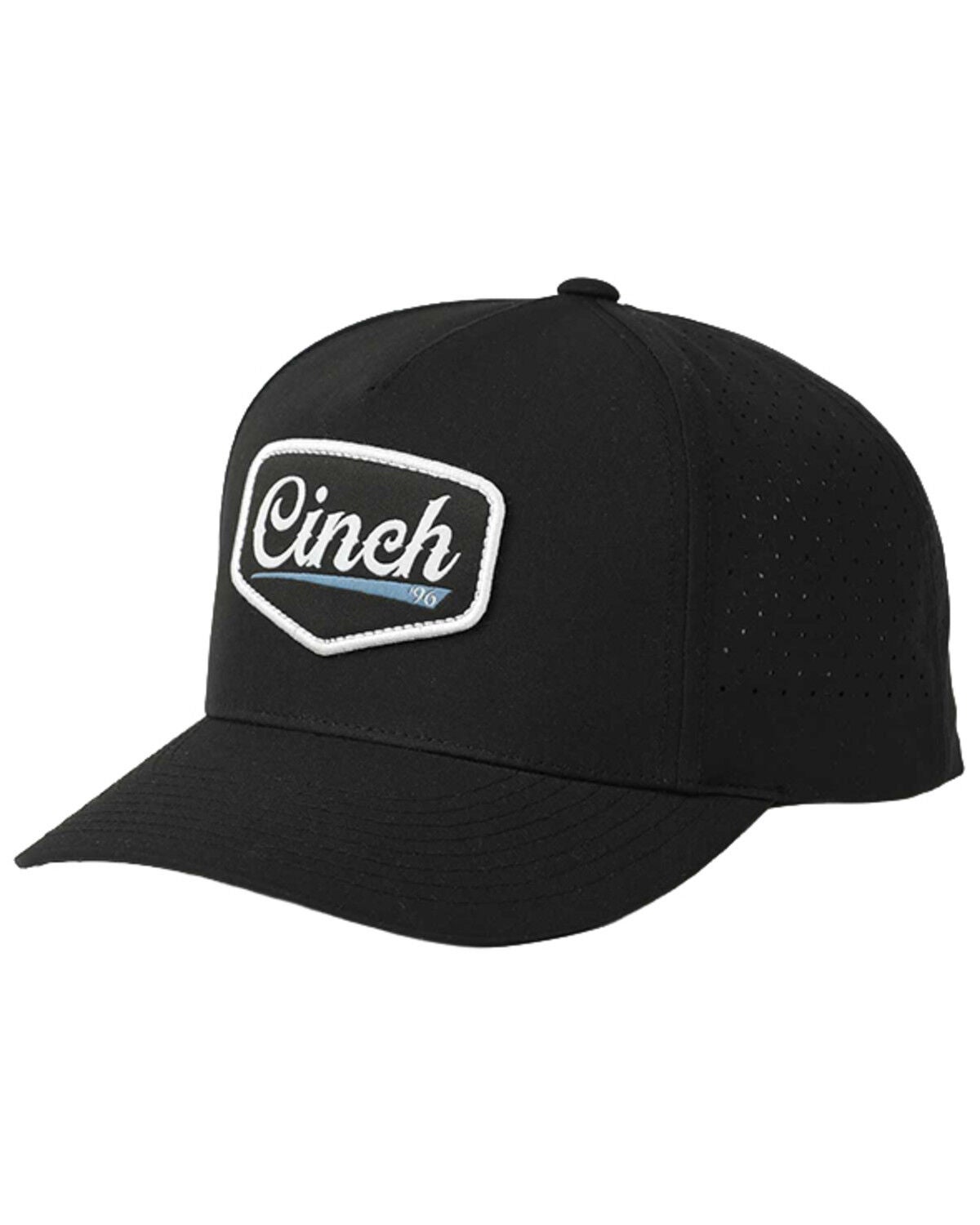 Image #1 - Cinch Men's FlexFit Logo Ball Cap, Black, hi-res