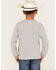 John Deere Boys' Bucket Tracker Long Sleeve Graphic T-Shirt, Heather Grey, hi-res