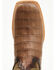 Image #6 - Tanner Mark Men's Exotic Caiman Tall Western Boots - Broad Square Toe, Brown, hi-res