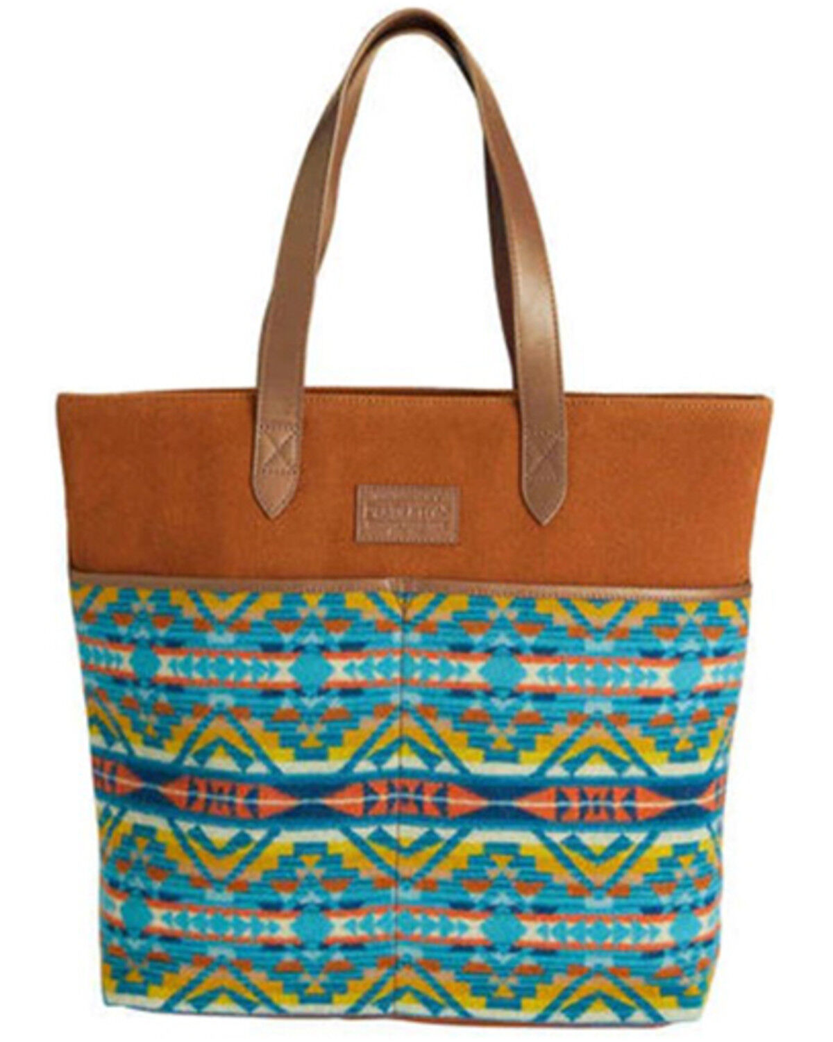 Image #1 - Pendleton Women's Alto Mesa Market Tote, Blue, hi-res