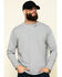 Image #1 - Ariat Men's Silver Fox FR Baselayer Long Sleeve Work T-Shirt - Big, Silver, hi-res