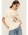 Image #1 - Cleo & Wolf Women's Golden Road Short Sleeve Graphic Tee, Sand, hi-res