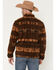 Image #4 - Cody James Men's Willows Southwestern Print Zip-Up Jacket, Dark Brown, hi-res