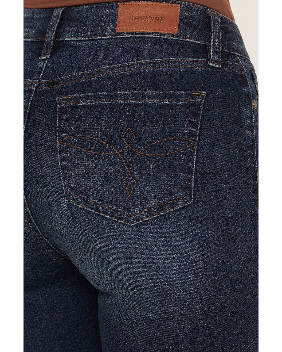 Image #4 - Shyanne Women's High Rise Trouser Stretch Denim Jeans, Medium Wash, hi-res