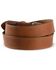 Image #2 - Ariat Triple Stitched Leather Belt - Reg & Big, Sunshine, hi-res
