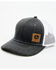 Image #1 - John Deere Men's Charcoal Corner Patch Ball Cap, Charcoal, hi-res