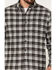 Image #3 - North River Men's Small Plaid Print Long Sleeve Button-Down Flannel Shirt, Charcoal, hi-res