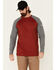 Image #1 - Ariat Men's FR Long Sleeve Baseball Work T-Shirt, Red, hi-res