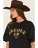 Image #2 - Ariat Women's Saddle Up Short Sleeve Graphic Tee, Black, hi-res