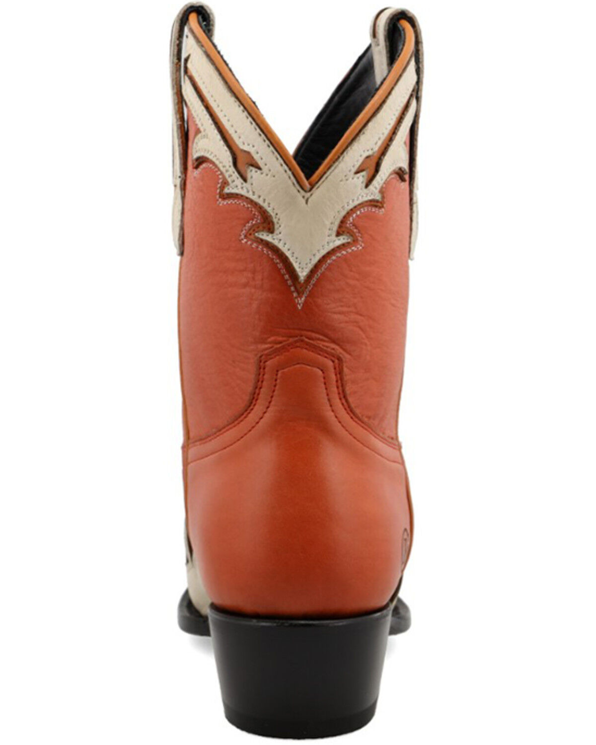 Image #5 - Black Star Women's Cell-Sole Leather Western Booties - Snip Toe, Red, hi-res