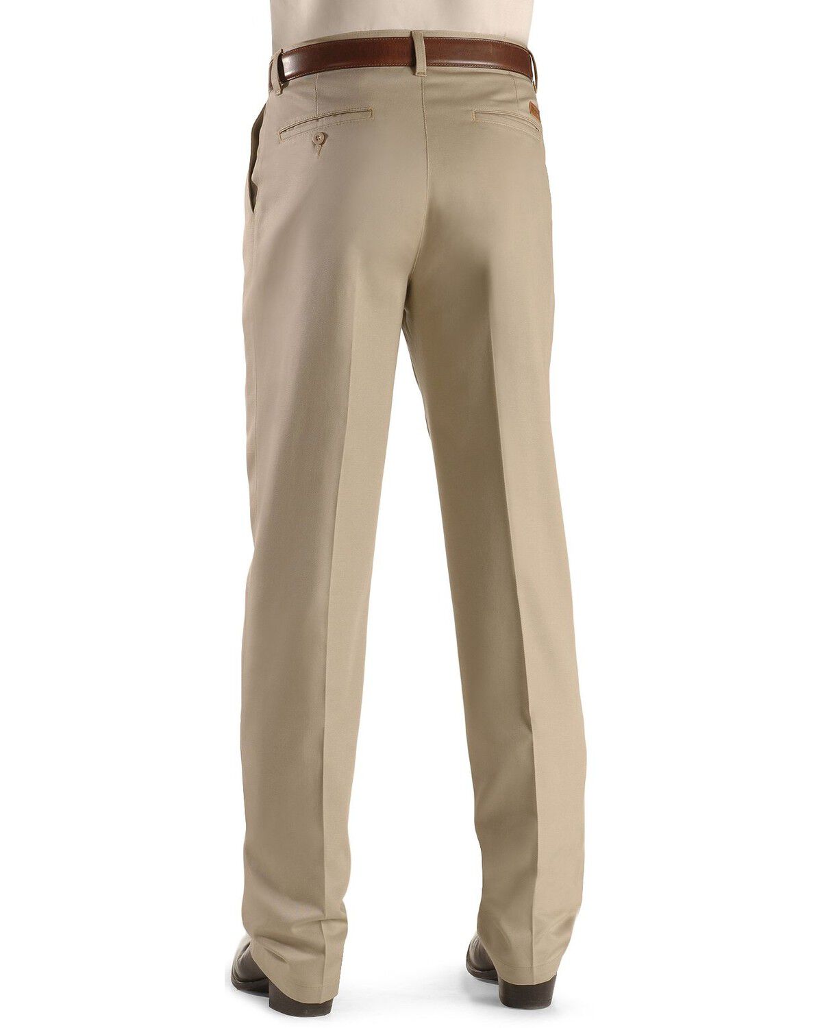Image #1 - Wrangler Riata Teflon Treated Slacks, Khaki, hi-res
