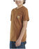Image #2 - Carhartt Boys' Solid Short Sleeve Pocket T-Shirt , Brown, hi-res
