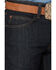 Image #2 - Justin Men's Classic Unwashed Slim Straight Stretch Denim Jeans, Dark Wash, hi-res