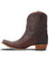 Image #3 - Lane Women's Emma Jane Western Booties - Snip Toe, Cognac, hi-res