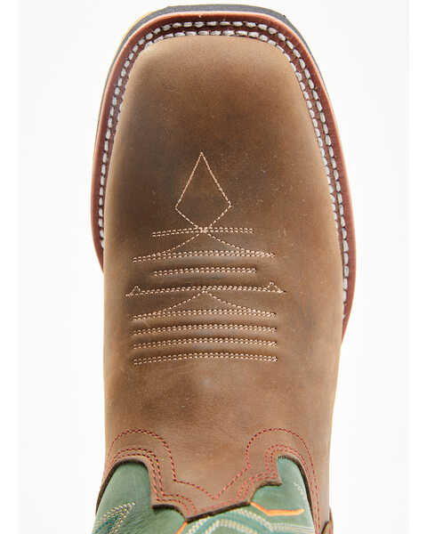 Dan Post Men's Arrowhead Western Performance Boots - Broad Square Toe, Brown, hi-res