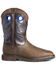 Image #2 - Ariat Men's Dark Brown Groundwork Western Work Boots - Steel Toe, Brown, hi-res
