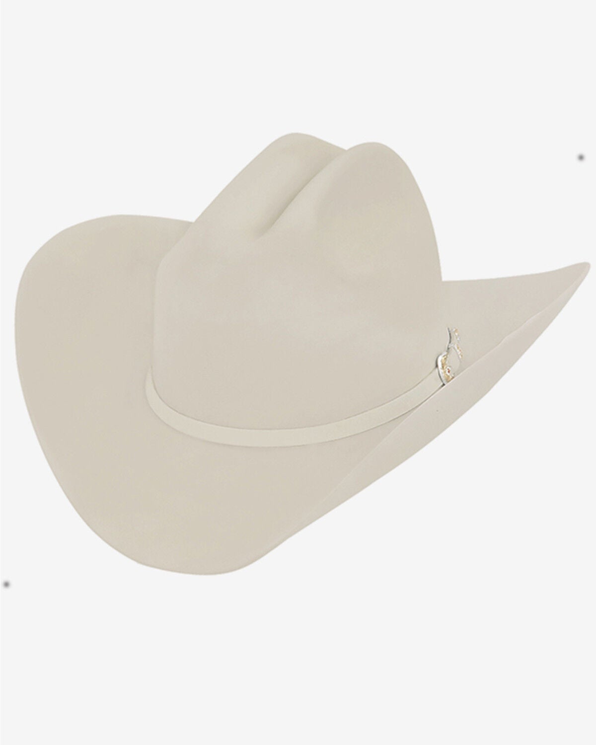 Larry Mahan Real 6X Felt Cowboy Hat, Silver Belly, hi-res