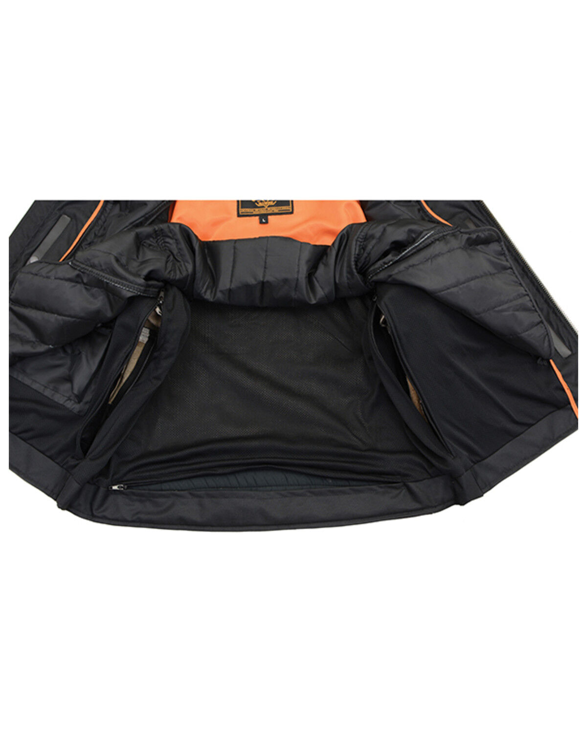 Image #5 - Milwaukee Leather Men's Distressed 2 In 1 Motorcycle Jacket - 4X, Brown, hi-res