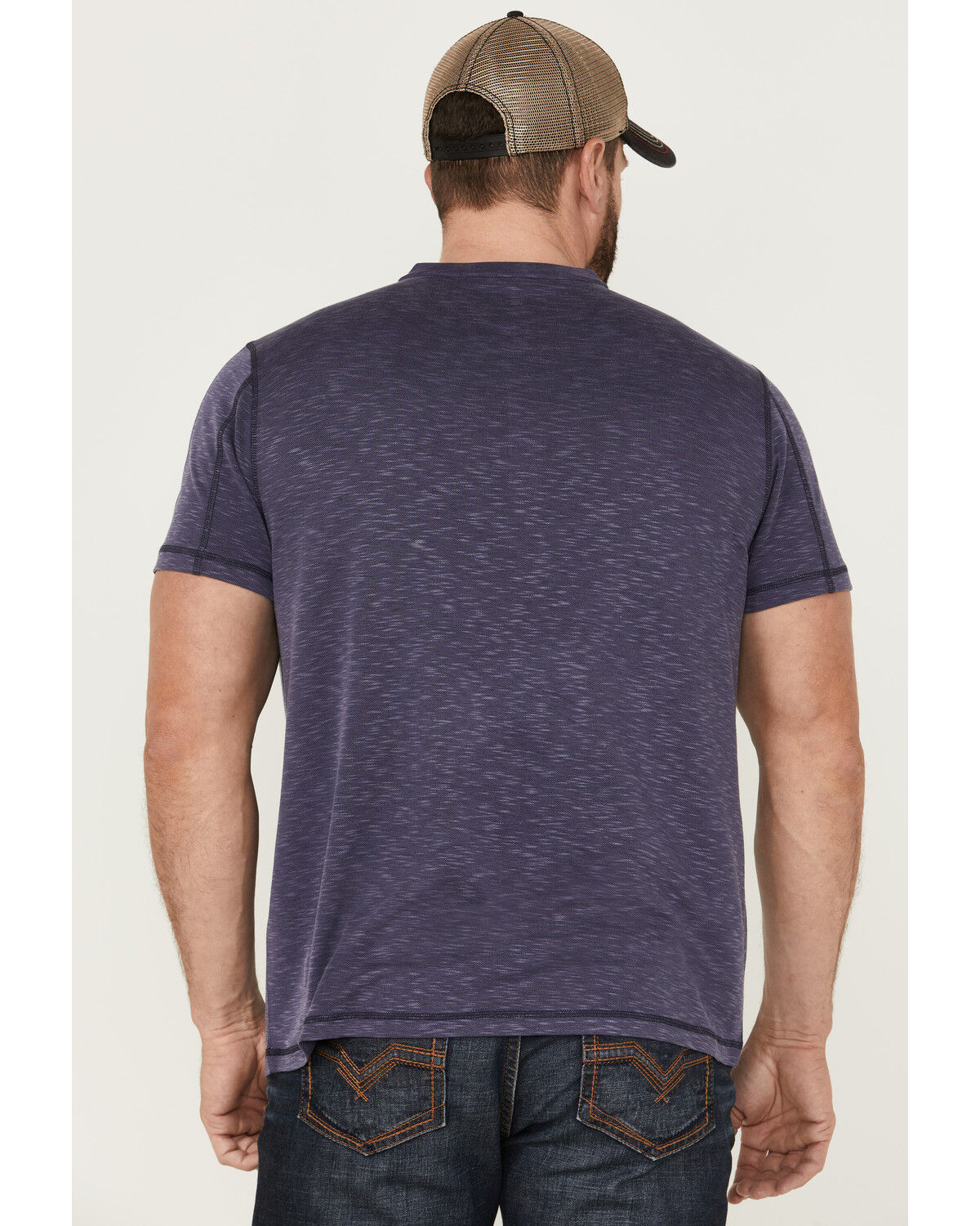 Image #4 - Flag & Anthem Men's Momentum Performance Slub Henley T-Shirt, Navy, hi-res