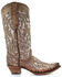 Image #2 - Corral Women's Golden Luminary Roots Western Boots - Snip Toe, , hi-res
