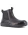 Image #1 - Volcom Men's Street Shield Slip-On Station Tactical Work Boots - Composite Toe, Black, hi-res