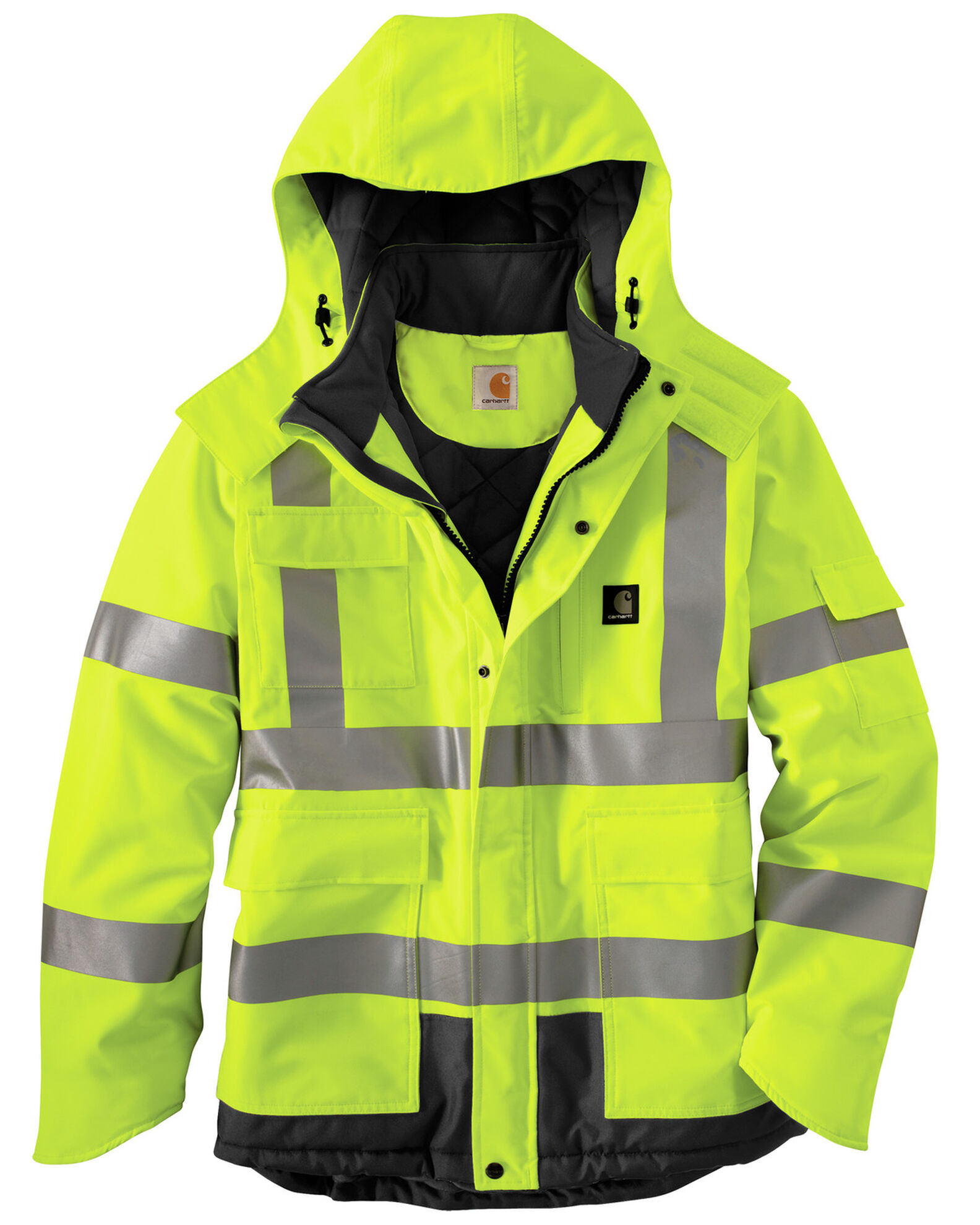 Image #1 - Carhartt Men's High Visibility Water Repellent Sherwood Work Jacket, , hi-res