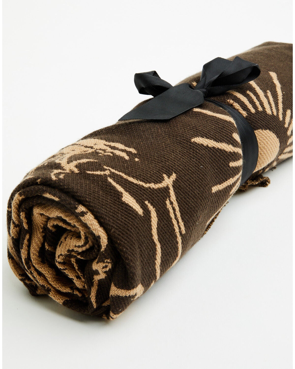Boot Barn Desert Ranch Throw Blanket, Brown, hi-res