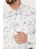 Image #3 - Cowboy Hardware Men's Bandana Print Long Sleeve Pearl Snap Stretch Western Shirt, White, hi-res