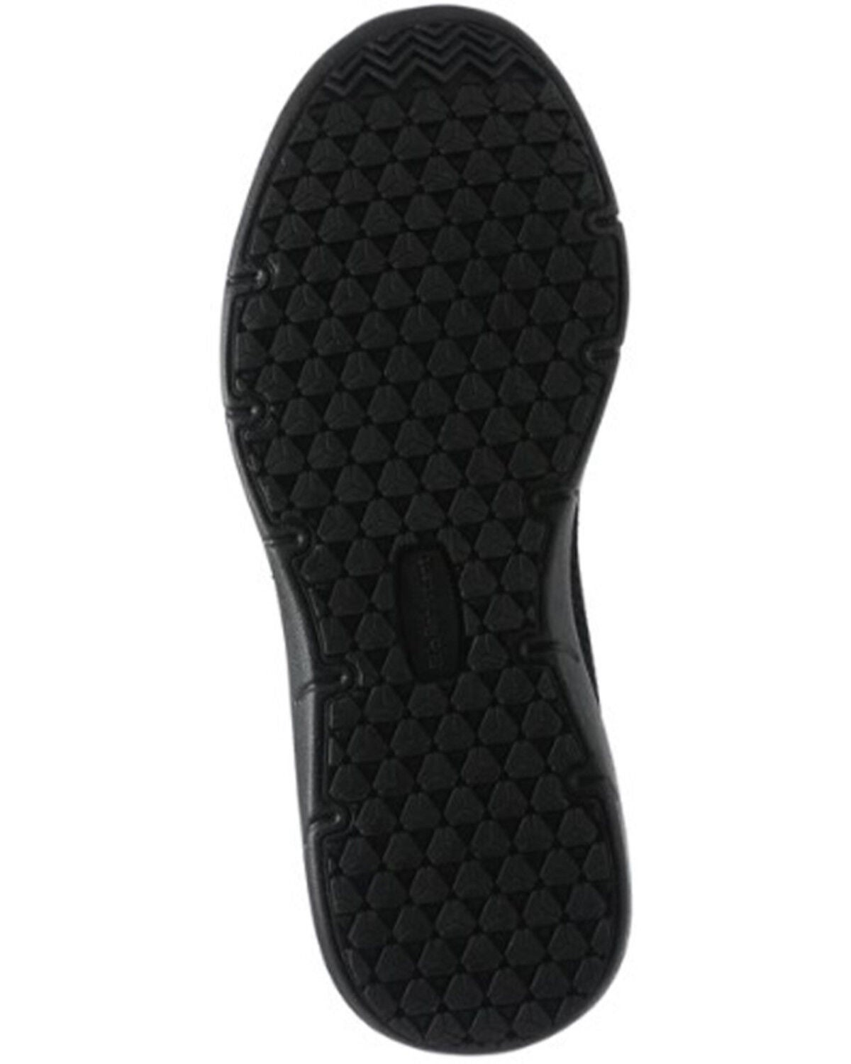 Image #5 - AdTec Men's Light Weight Work Shoes - Round Toe, Black, hi-res
