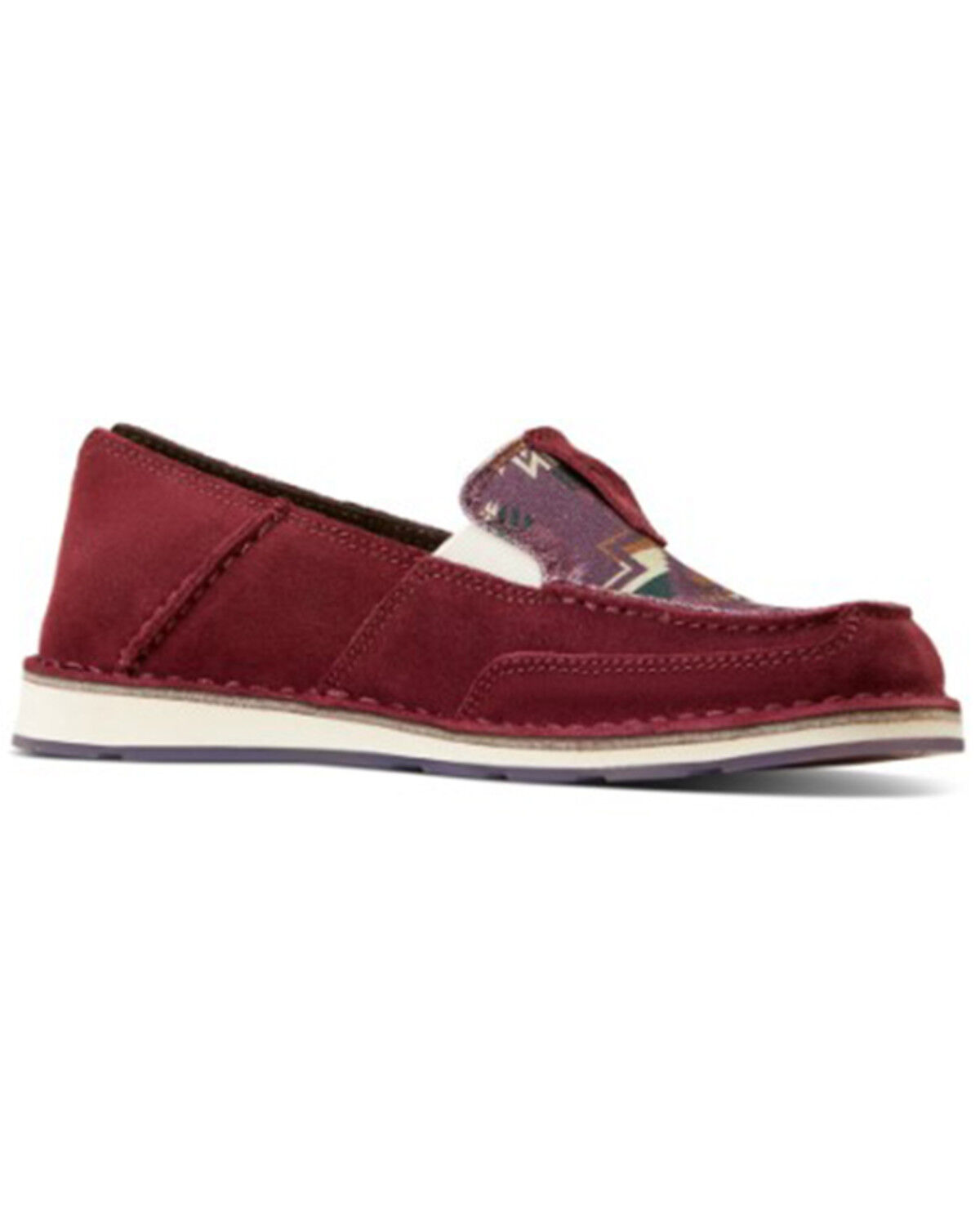 Image #1 - Ariat Women's Cruiser Casual Shoes - Moc Toe, Red, hi-res