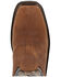 Durango Men's Workhorse Pull On Western Work Boots - Steel Toe , Brown, hi-res
