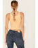 Image #4 - Free People Women's Clean Lines Sleeveless Cami, Orange, hi-res