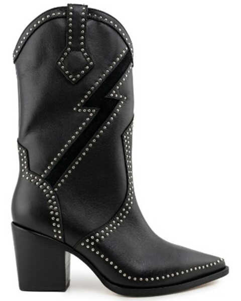Image #1 - Dante Women's Freddie Western Boots - Pointed Toe, Black, hi-res