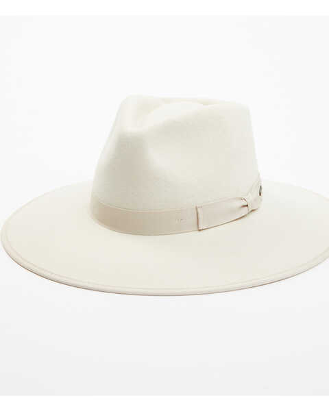 Brixton Women's Jo Rancher Felt Hat, Ivory, hi-res