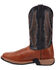 Image #3 - Laredo Men's Tri-Tech Vapor Performance Western Boots - Broad Square Toe, Cognac, hi-res
