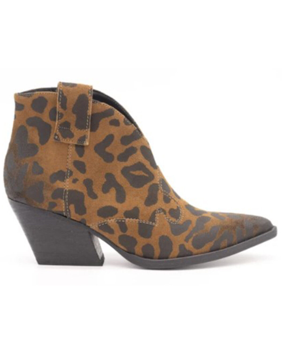Image #2 - Golo Shoes Women's Rodeo Leopard Fashion Booties - Round Toe, Leopard, hi-res