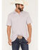 Image #1 - Ariat Men's All Over Palm Tree Print Classic Fit Polo, White, hi-res