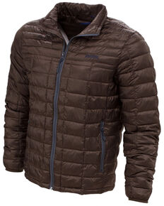 Resistol Men's Solid Brown Cold Bloq Zip-Front Insulated Jacket , Brown, hi-res