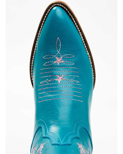 Image #6 - Planet Cowboy Women's Tiffany Stars Western Boots - Pointed Toe, Turquoise, hi-res