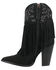 Image #3 - Dingo Women's Crazy Train Leather Booties - Round Toe, Black, hi-res