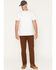 Image #1 - Carhartt Men's Rugged Flex&reg; Relaxed Straight Rigby Dungaree Canvas Work Pants, Rust Copper, hi-res