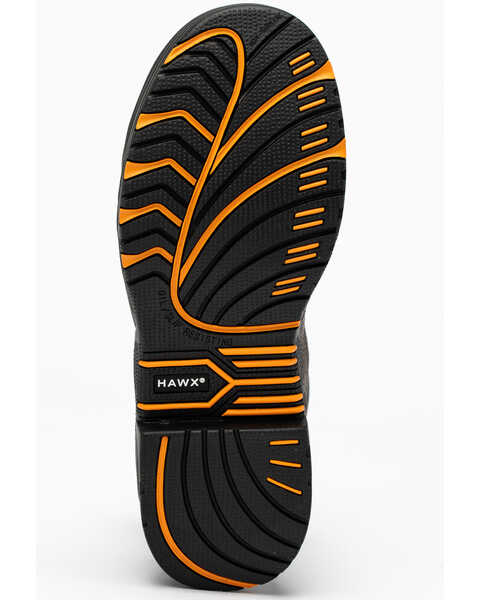 Image #7 - Hawx Men's Blucher Work Boots - Composite Toe, Brown, hi-res