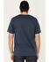 Image #4 - Tin Haul Men's Sunset & Cactus Graphic Short Sleeve T-Shirt , Blue, hi-res