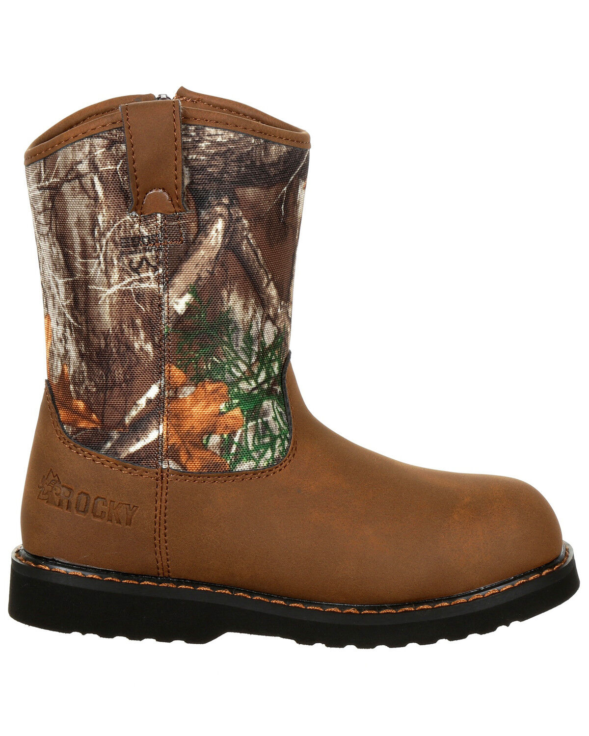 Image #2 - Rocky Boys' Lil Ropers Outdoor Boots - Round Toe, , hi-res